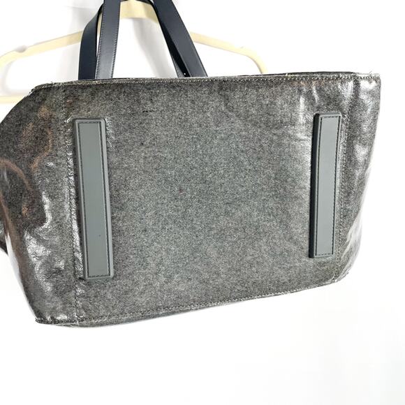 JW Anderson Belt Tote‎ Bag Gray Double Strap Leather Details - Picture 10 of 15